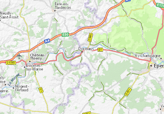 Karte Stadtplan Chavenay