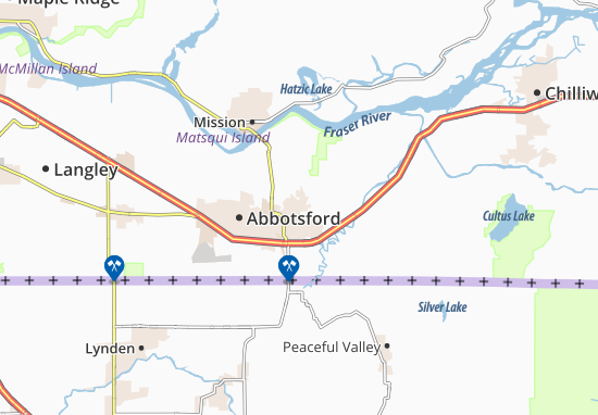 Mapa Abbotsford