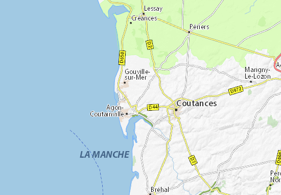Mapa Saint-Malo-de-la-Lande