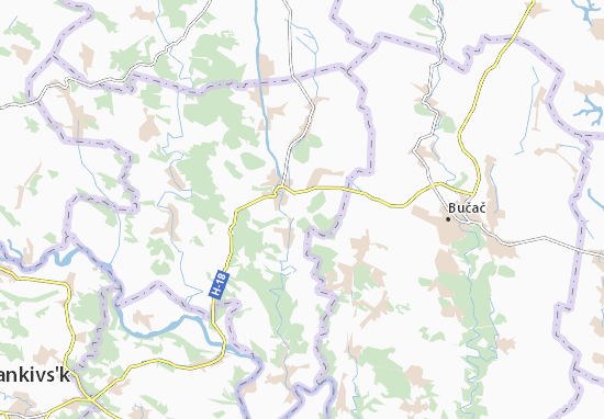 Karte Stadtplan Chekhiv