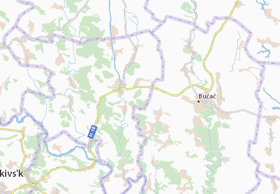 Mapa Bertnyky