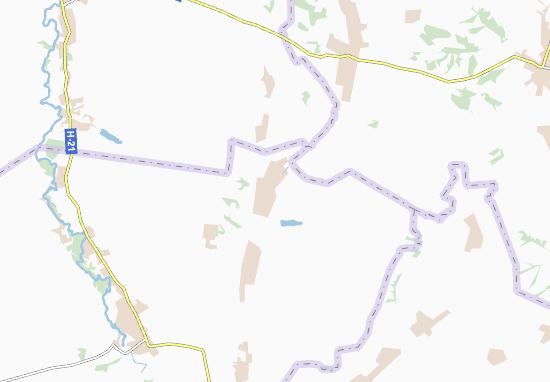 Mapa Kolyadivka