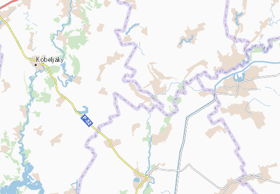 Karte Stadtplan Kanavy