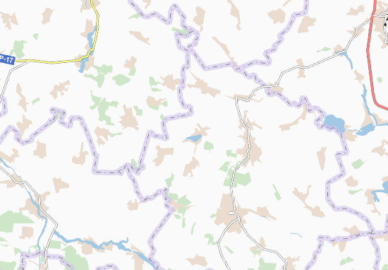 Knyazha Krynytsya Map