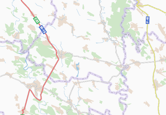 Karte Stadtplan Krohulets&#x27;