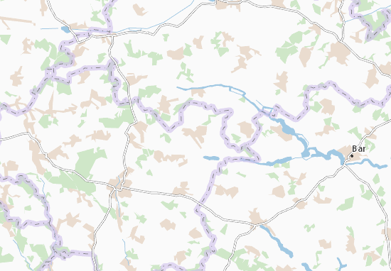 Mapa Zhenyshkivtsi
