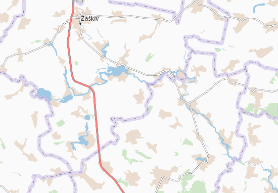 Karte Stadtplan Khyzhnya