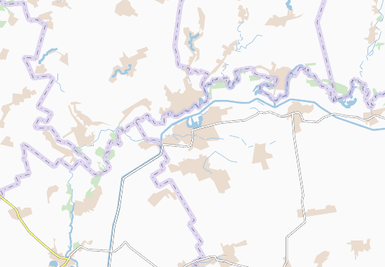 Karte Stadtplan Hupalivka