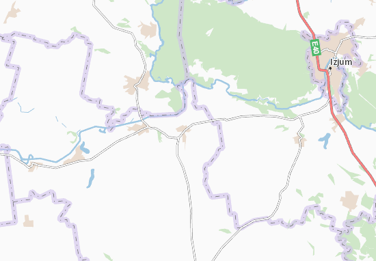 Karte Stadtplan Velyka Komyshuvakha
