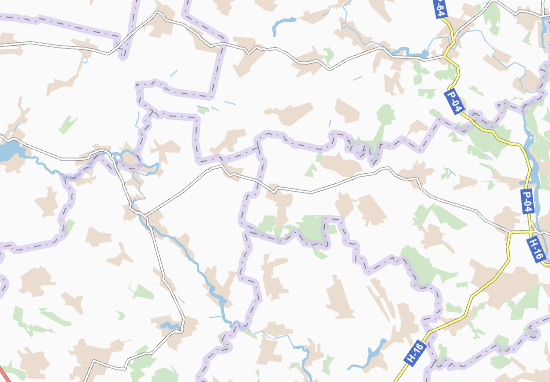 Karte Stadtplan Ryzyne