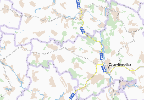 Karte Stadtplan Vodyanyky
