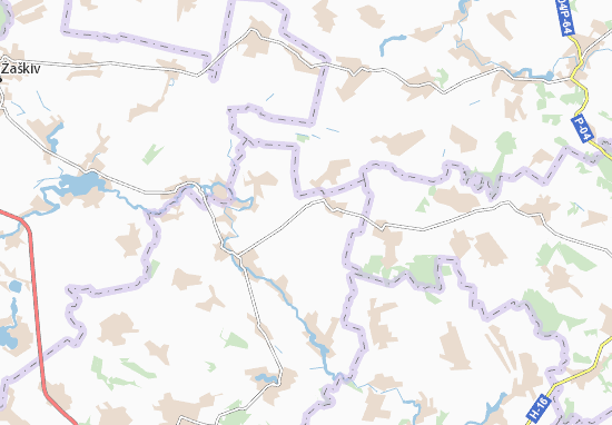 Karte Stadtplan Ulyanivka