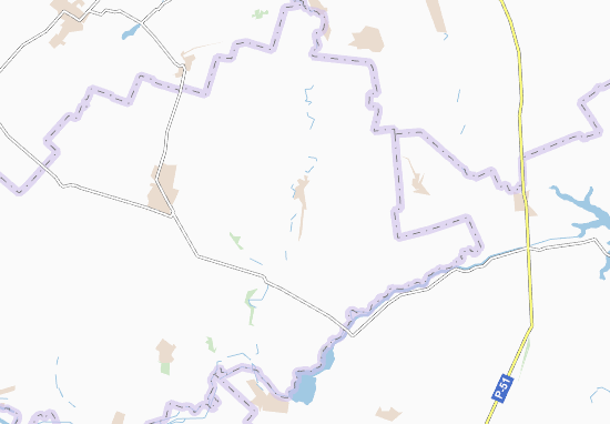 Karte Stadtplan Lyhivka