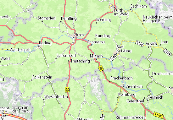 Mapa Zandt