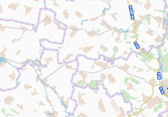 Karte Stadtplan Chemerys&#x27;ke