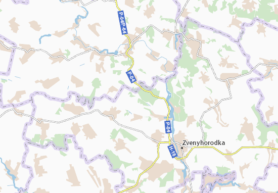 Karte Stadtplan Oleksandrivka