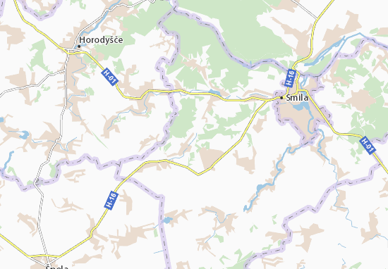 Karte Stadtplan Mel&#x27;nykivka