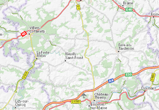 MICHELIN Montgru-Saint-Hilaire map - ViaMichelin