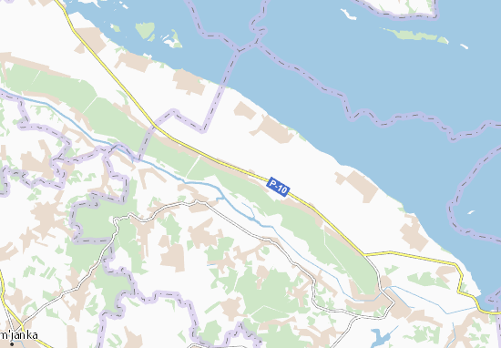 Karte Stadtplan Trushivtsi