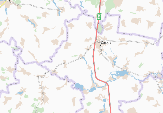 Karte Stadtplan Zhytnyky