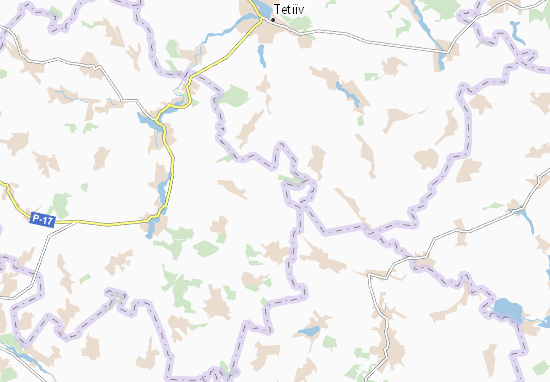 Mapa Uharove