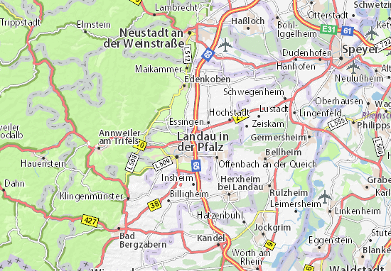 Mapa MICHELIN Dammheim - plano Dammheim - ViaMichelin