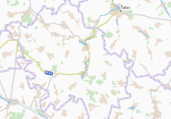 Karte Stadtplan Zhyvotivka