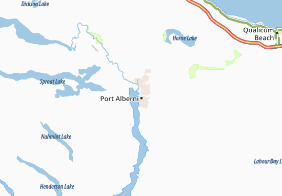 Mapa Port Alberni