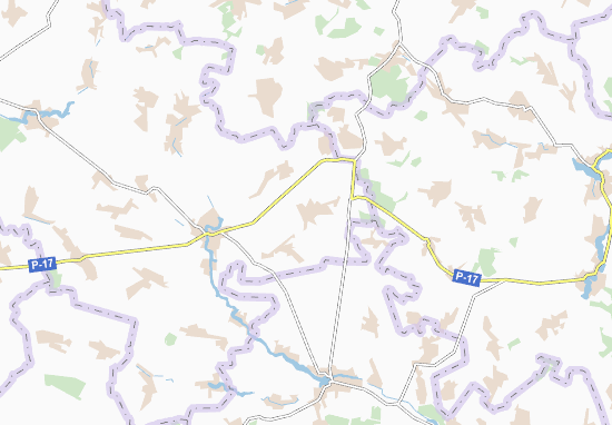 Karte Stadtplan Rososha