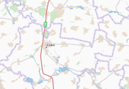 Kaart Plattegrond Teterivka