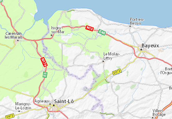 MICHELIN Saint-Martin-de-Blagny map - ViaMichelin