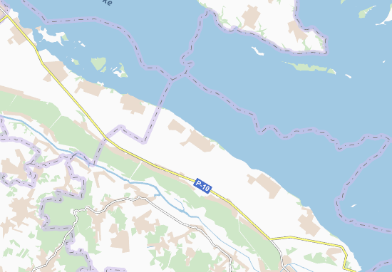 Karte Stadtplan Borovytsya