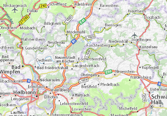 Mapa Hardthausen