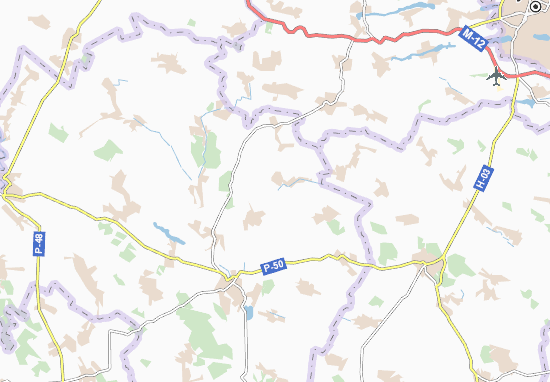 Karte Stadtplan Basivka