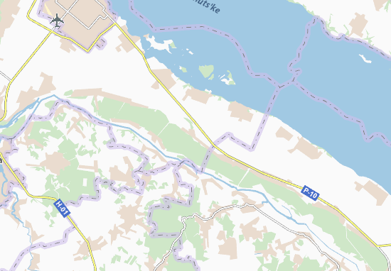 Kaart Plattegrond Chornyavka
