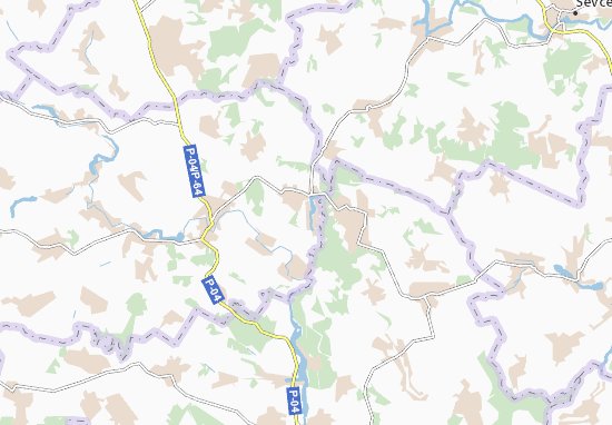 Mapa Vereshchaky