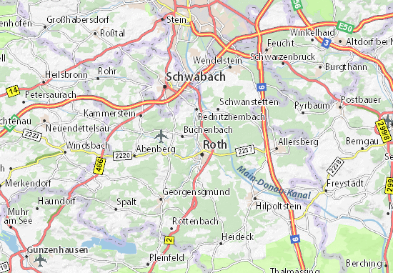 MICHELIN Pfaffenhofen map - ViaMichelin