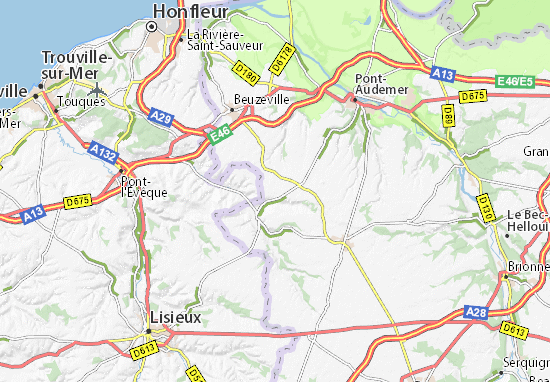 MICHELIN La Chapelle-Bayvel map - ViaMichelin