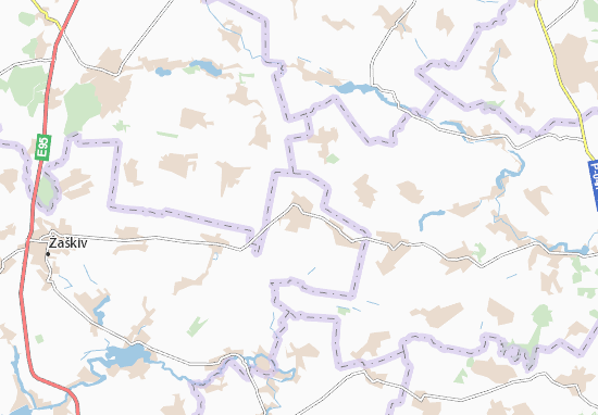 Karte Stadtplan Tynivka