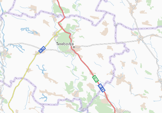 Mapa Plebanivka