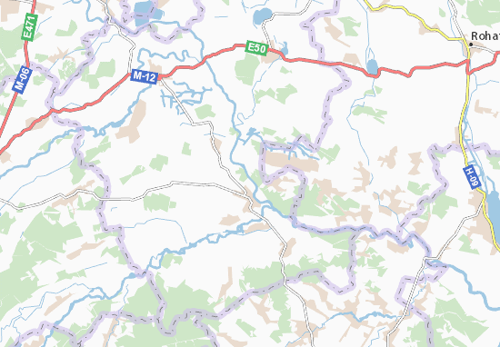 Karte Stadtplan Lapshyn