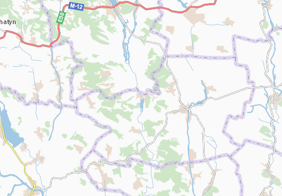 Kaart Plattegrond Lytvyniv