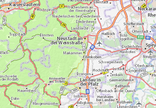 MICHELIN-Landkarte Sankt Martin - Stadtplan Sankt Martin - ViaMichelin