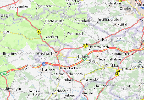 MICHELIN Neukirchen map - ViaMichelin