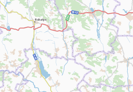 Nyzhnya Lypytsya Map