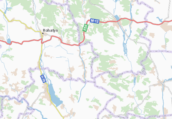 Karte Stadtplan Vyhoda