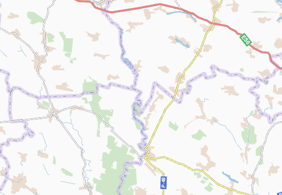 Karte Stadtplan Zaichyky