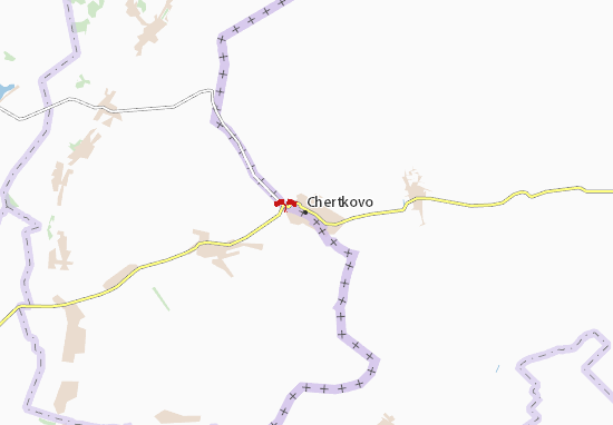 Karte Stadtplan Chertkovo