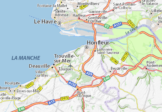 Équemauville Map