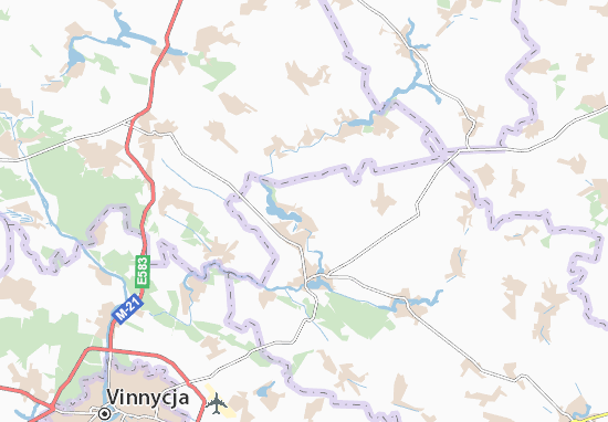 Karte Stadtplan Stara Pryluka